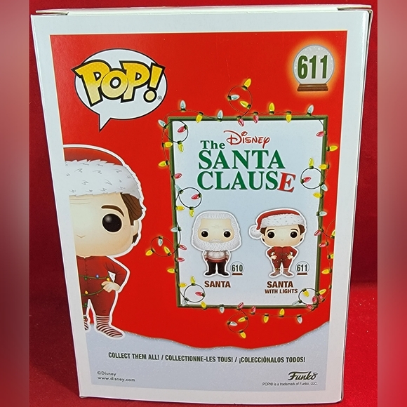 Santa with lights funko # 611 (nib)Brand new Santa pop played by Tim Allen. - Picture 7 of 7